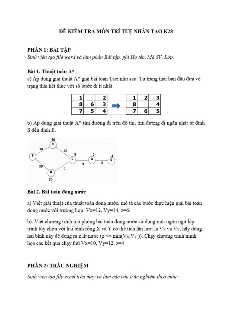 De Kiem Tra - TTNT | PDF