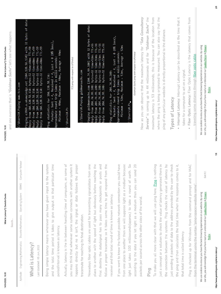 Latency | PDF