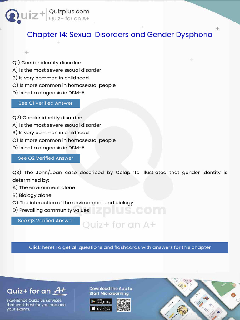 Gender Identity Disorder | PDF | Schizophrenia | Mental Disorder
