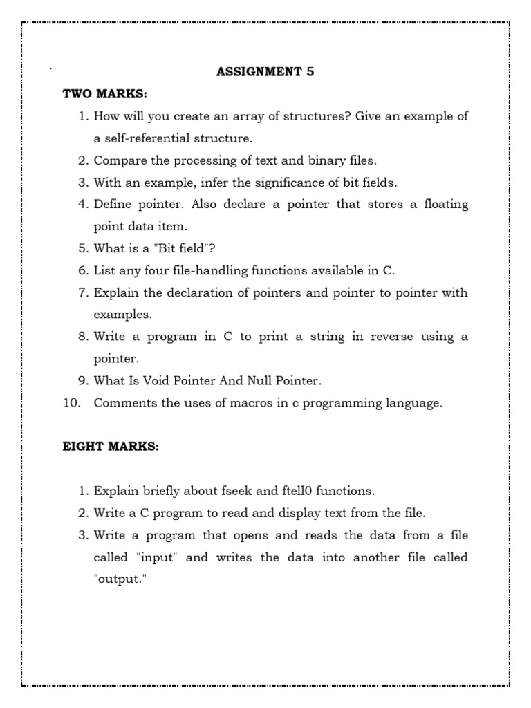 Assignment 5 | PDF