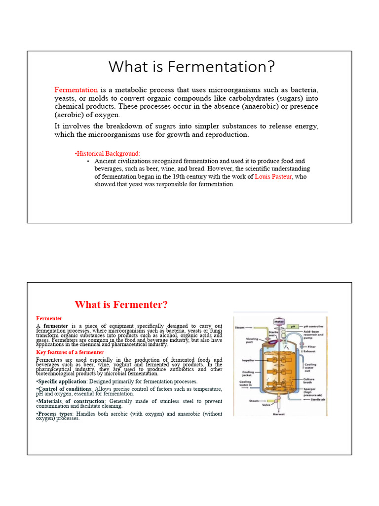Fermentation Technology | PDF | Fermentation | Microorganism