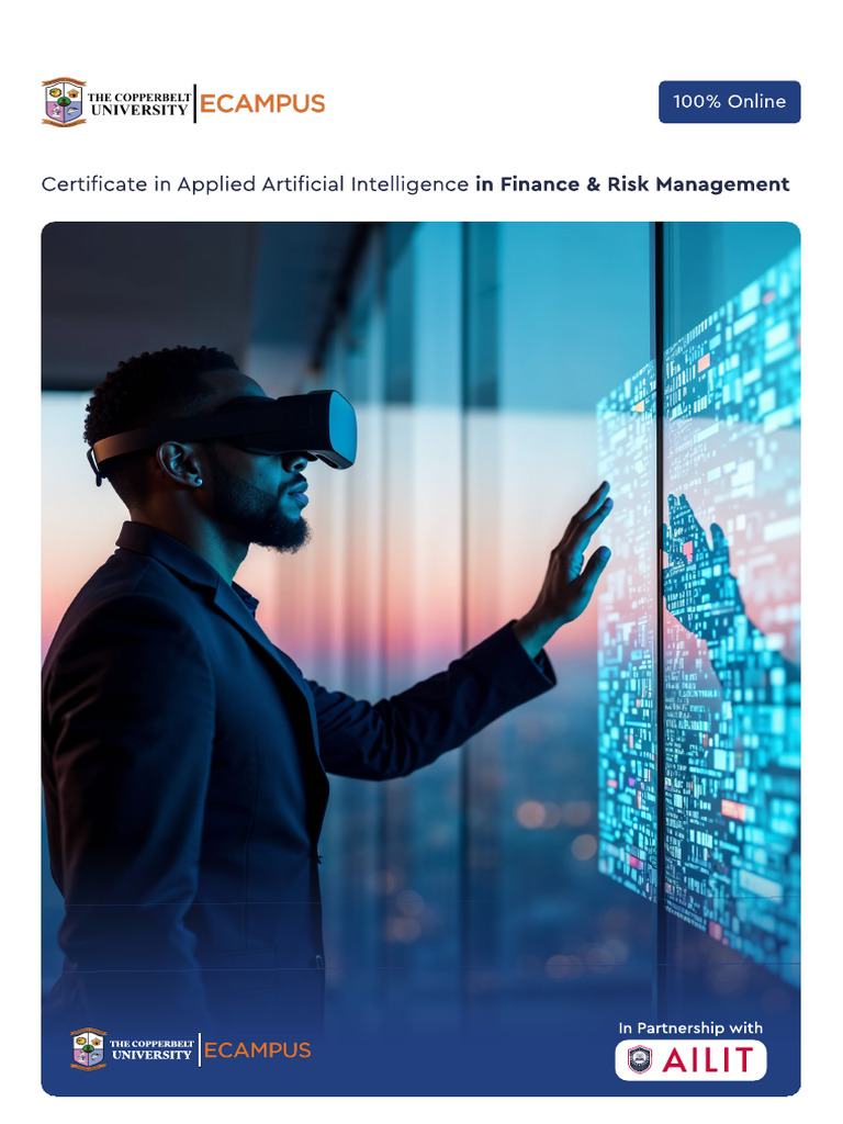 Certificate in Applied Artificial Intelligence in FINANCE & RISK ...