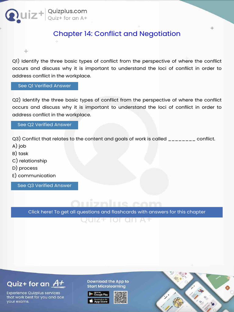 Identify The Three Basic Types of Conflict From The Perspective of ...