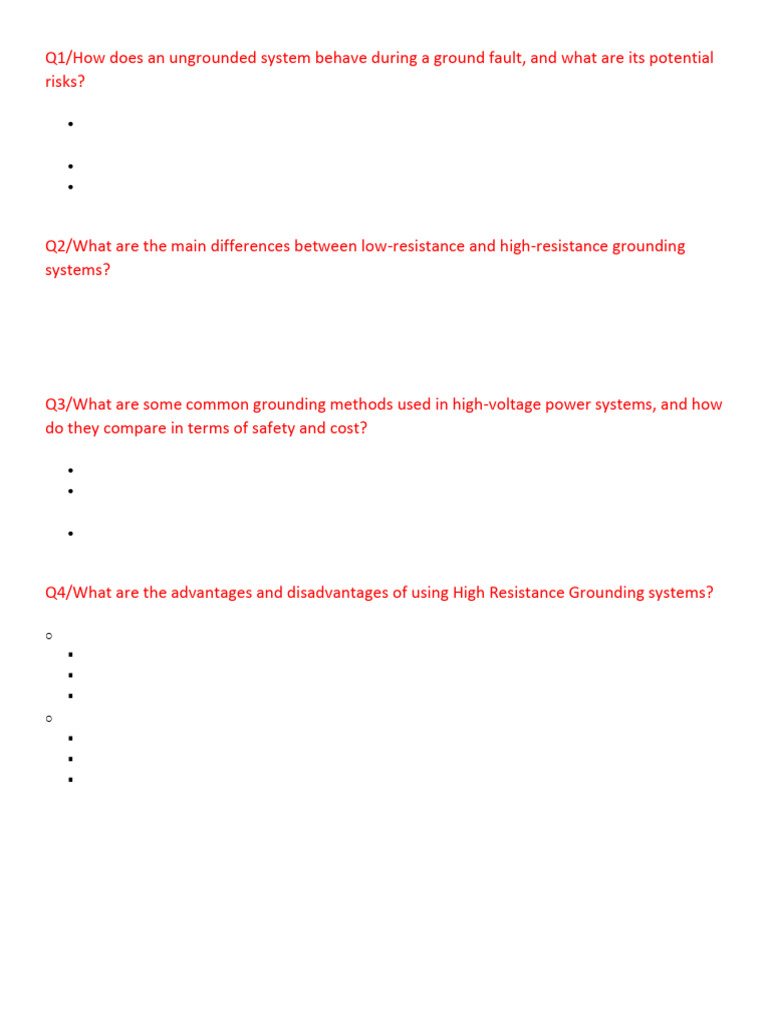 Power System Questions | PDF | Power (Physics) | Electricity