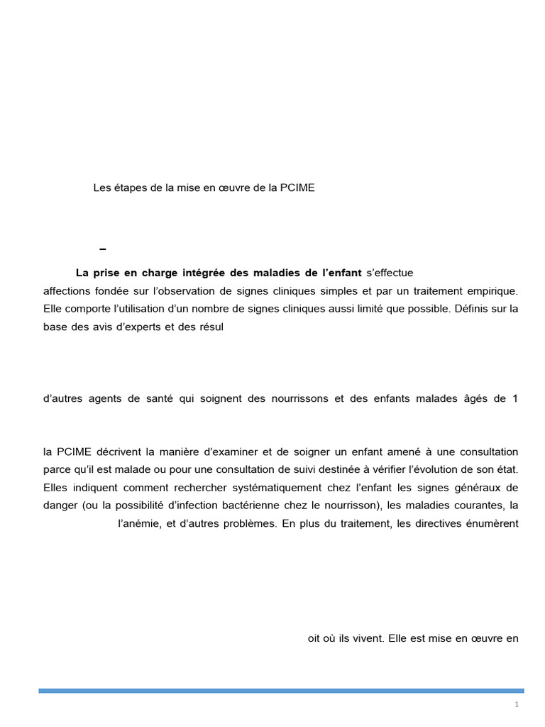 Cours Pcime 062856 | PDF | Paludisme | Pneumonie