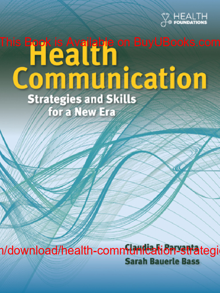 Health Communication Strategies and Skills For A New Era PDF | PDF
