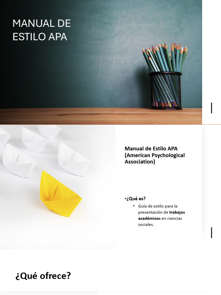 Manual de Estilo APA | PDF | Estilo apa | Creatividad