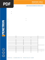 PENETRON® Crystalline Waterproofing Guide | PDF | Concrete | Water