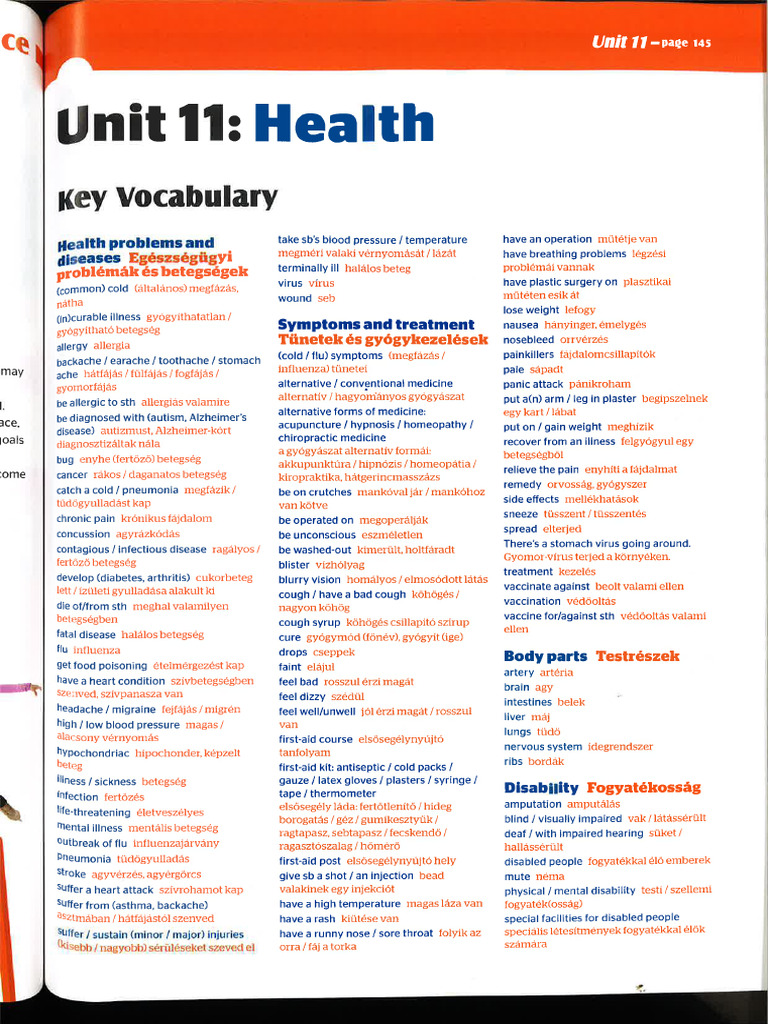 Matura Leader b2 11 HEALTH | PDF