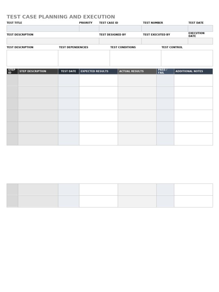 Test Case Planning and Execution | PDF