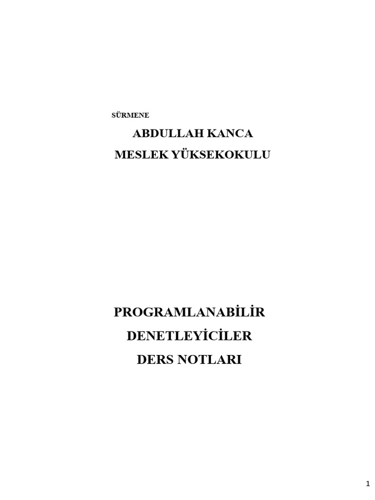 PLC Ogr | PDF