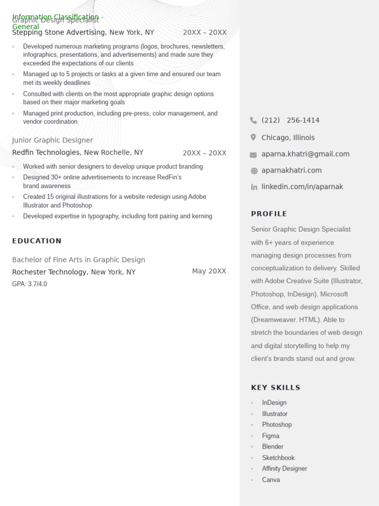 Bla CV File | PDF | Graphic Design | Résumé