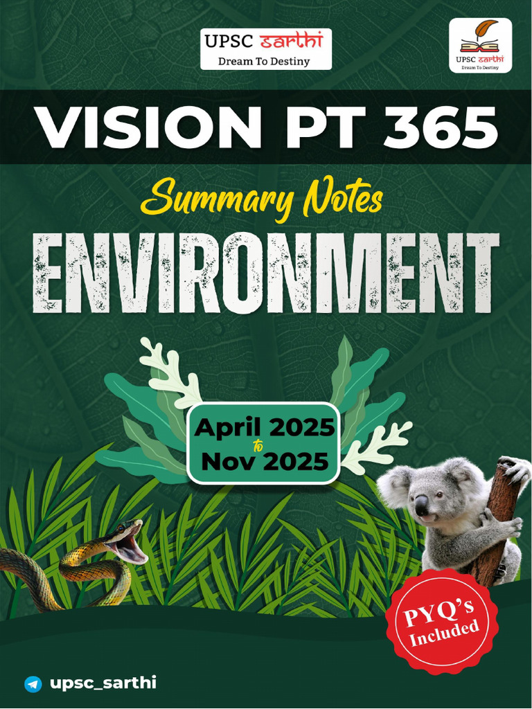 Environment PT 365 Sample Notes | PDF | Conservation Biology ...
