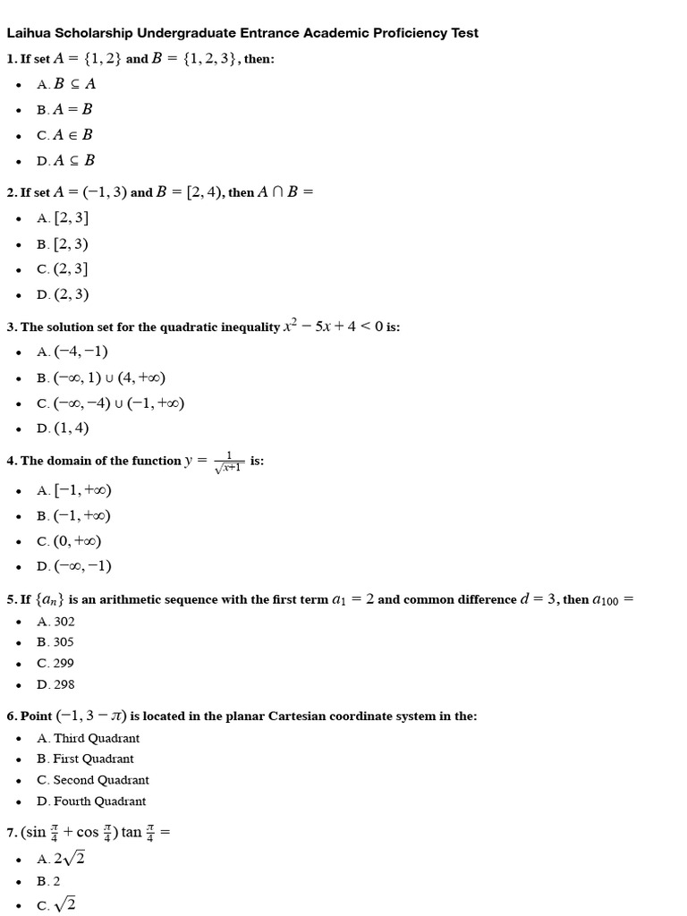 Csca 9 Jan Past Paper 2025 | PDF | Function (Mathematics) | Elementary ...
