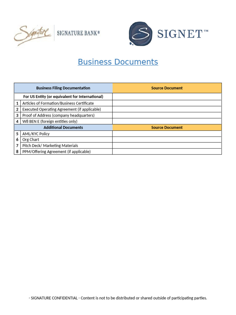 Business Documents | PDF