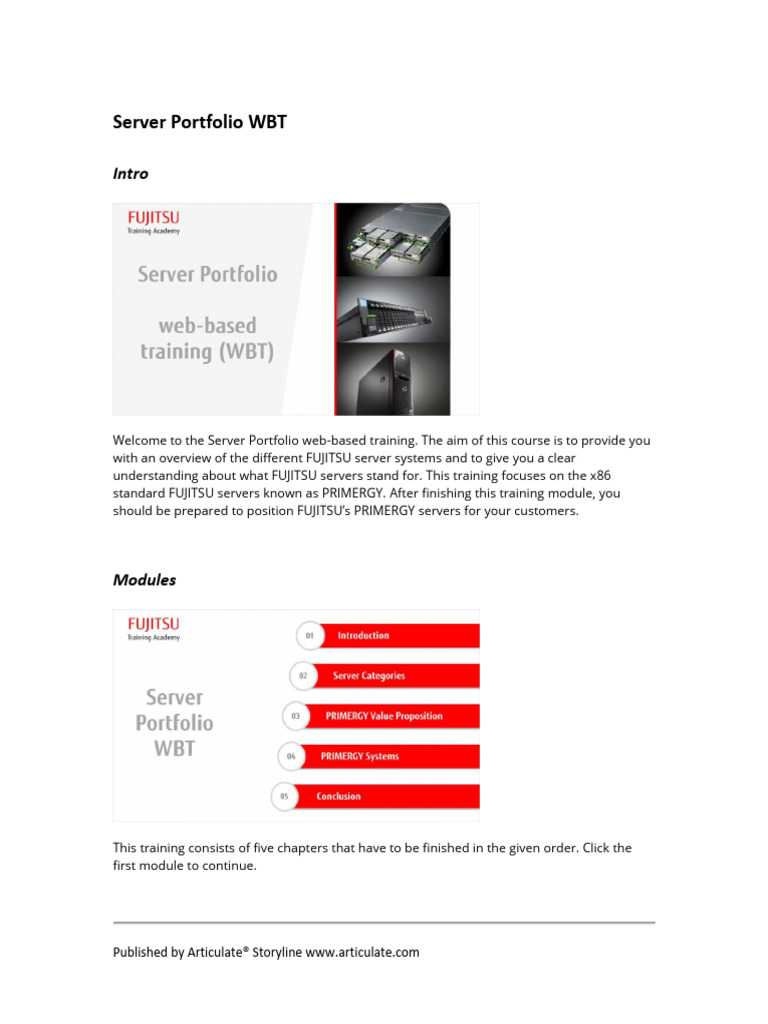 Server Portofolio | PDF