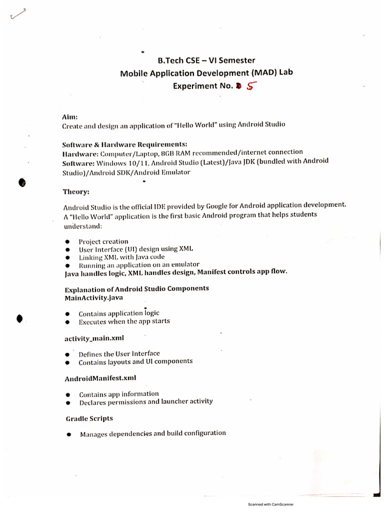 Exp5 Mad Lab | PDF