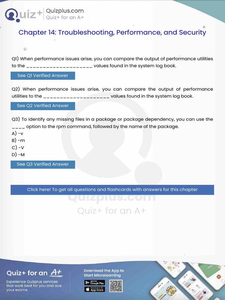 When Performance Issues Arise You Can Compare The Output of Performance ...