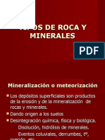 Tipos de Rocas y Minerals