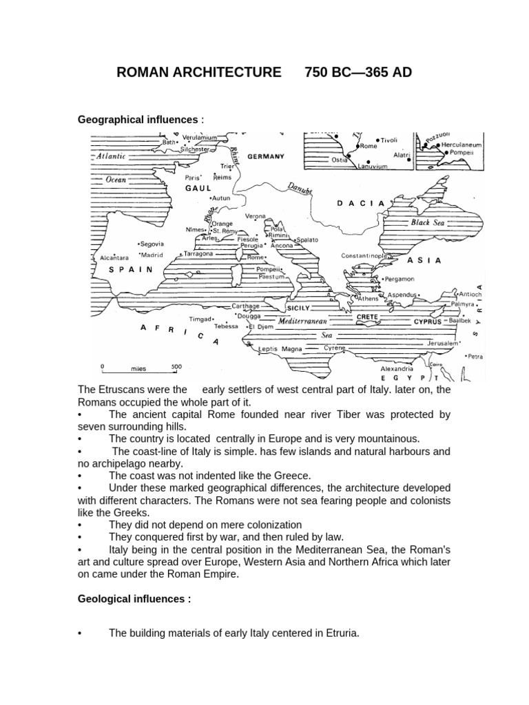 Roman Architecture | PDF | Vault (Architecture) | Column