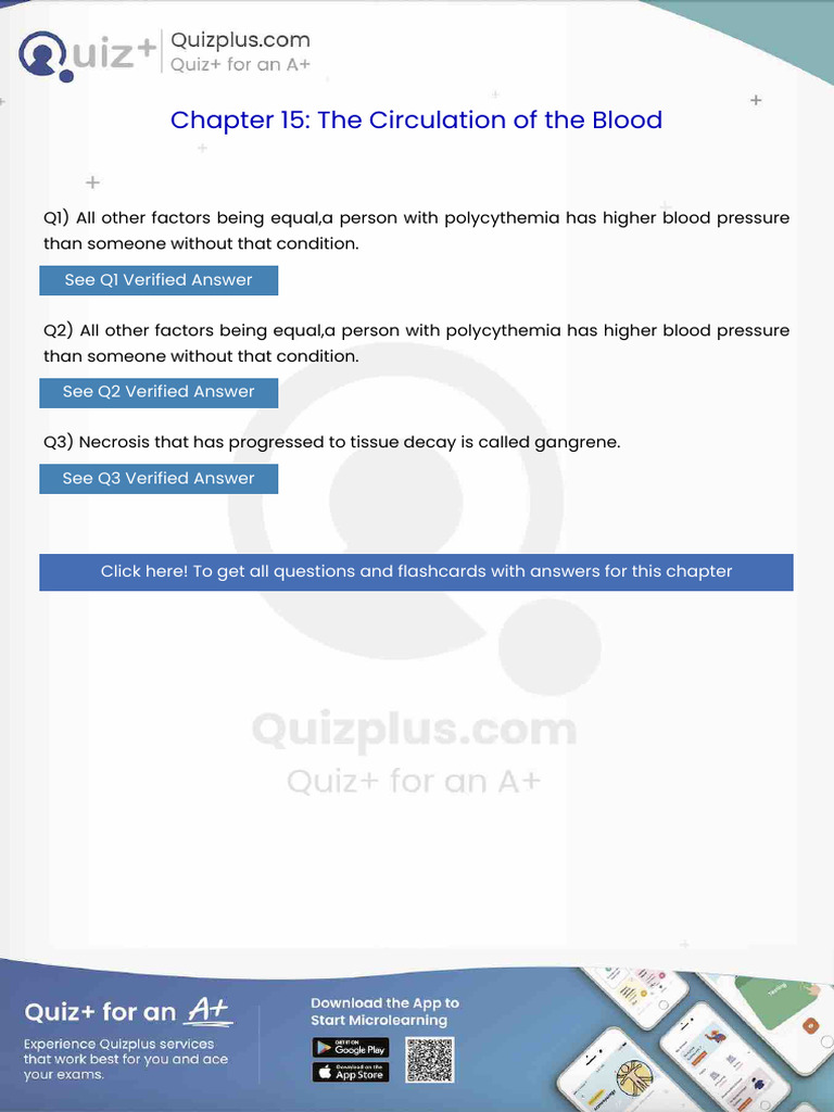 All Other Factors Being Equala Person With Polycythemia Has Higher ...