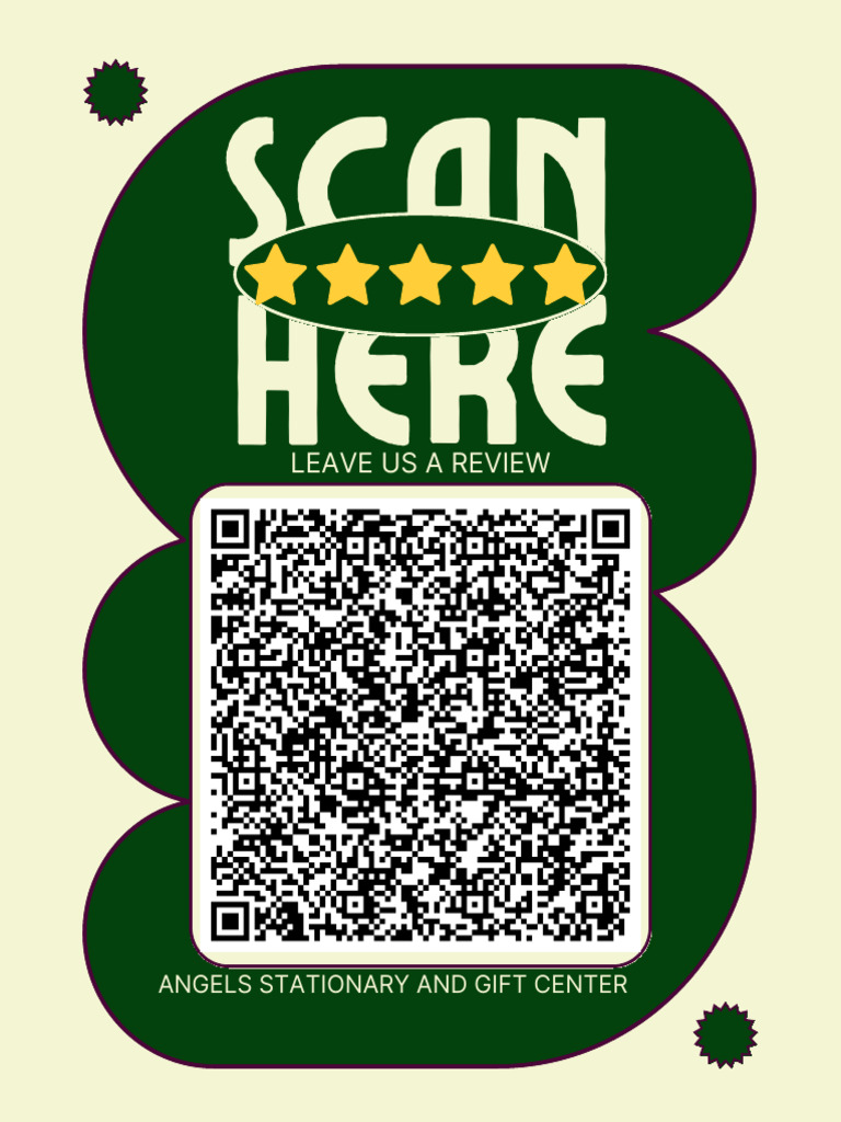 Greem Simple Modern QR Code Flayer | PDF