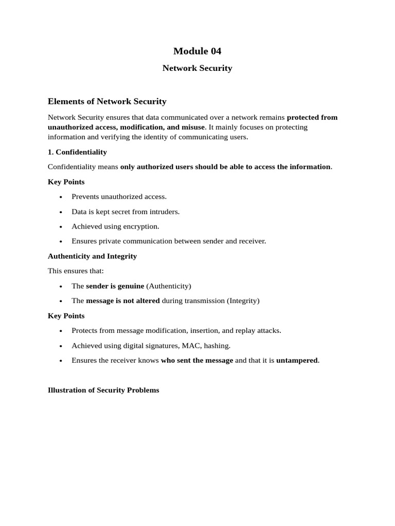 CN Module 04 | PDF | Key (Cryptography) | Public Key Cryptography