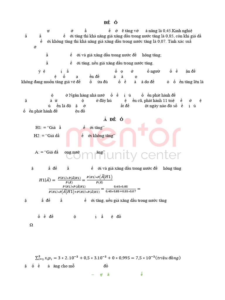 Đề Ktra 1 Toán 2 | PDF