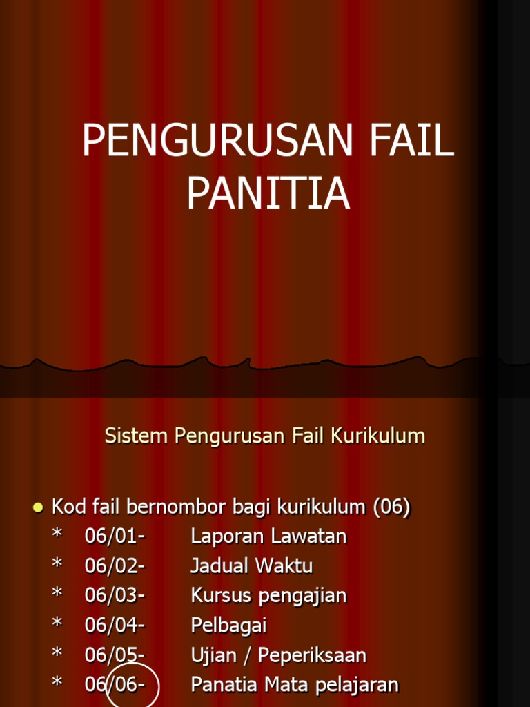 Pengurusan Fail | PDF