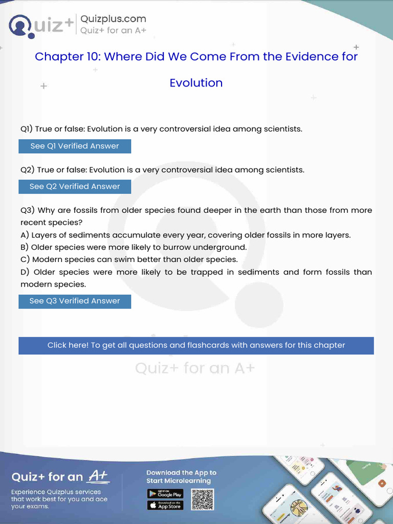 True or False Evolution Is A Very Controversial Idea Among Scientists ...