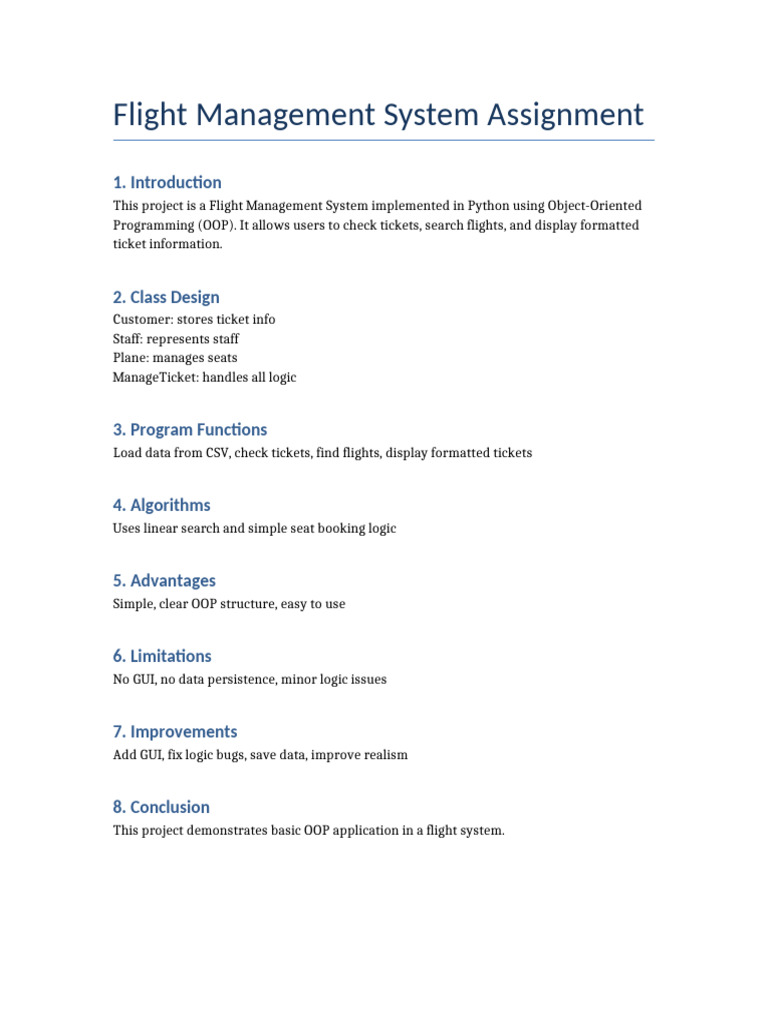Flight Management System | PDF