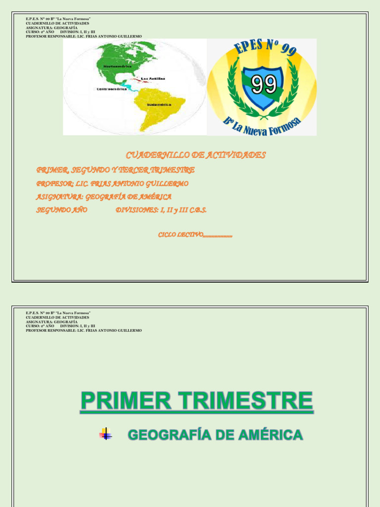Cuadernillo de Actividades 2 A-O Actualiz.2026 | PDF | Clima | Clima ...