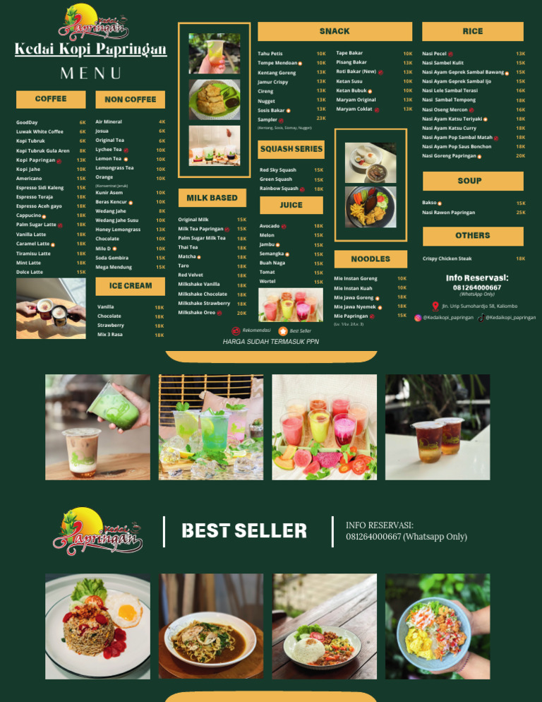 Menu Baru Papringan | PDF