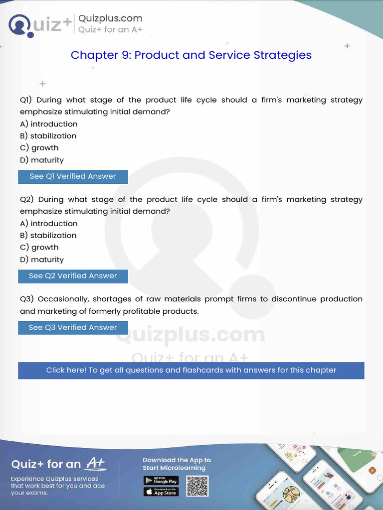 During What Stage of The Product Life Cycle Should A Firms Marketing ...