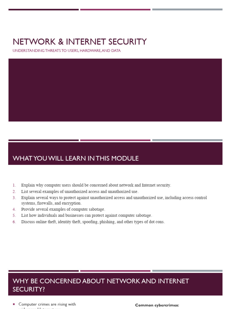 Lecture 10 Network and Internet Security | PDF