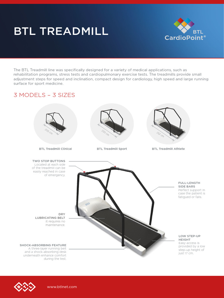 BTL Treadmill Catalog | PDF