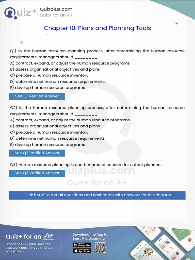 In The Human Resource Planning Process After Determining The Human ...