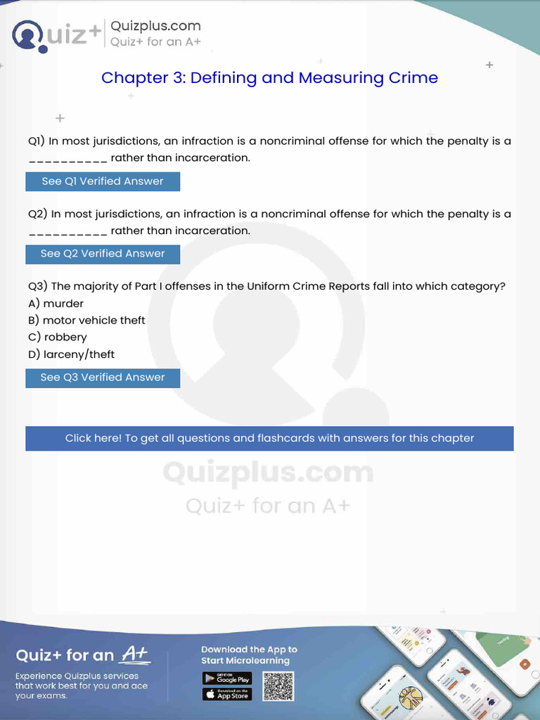 In Most Jurisdictions An Infraction Is A Noncriminal Offense For Which ...