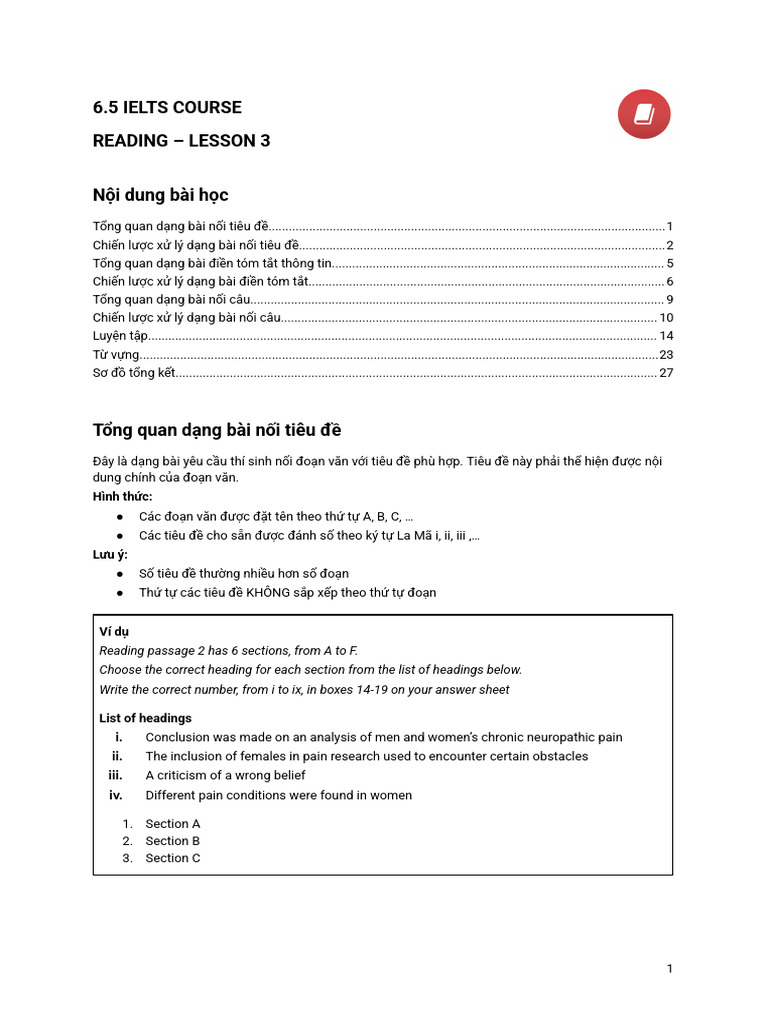 Matching Heading | PDF