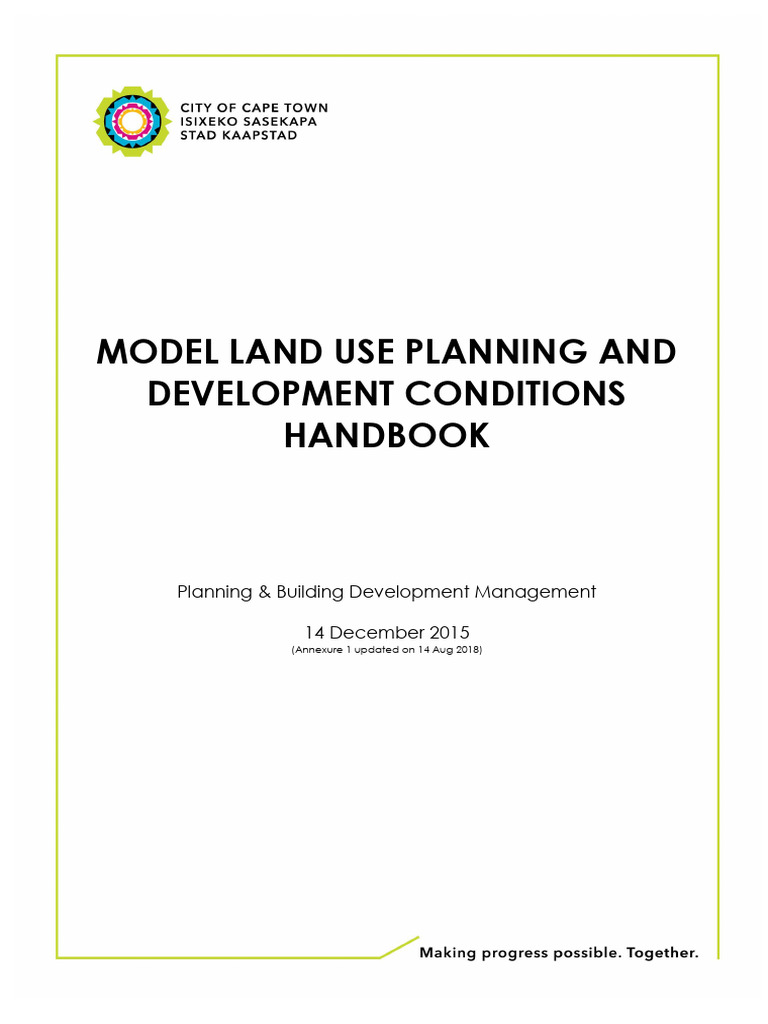 CoCT Model Land Use Planning and Development Conditions Handbook - Dec ...