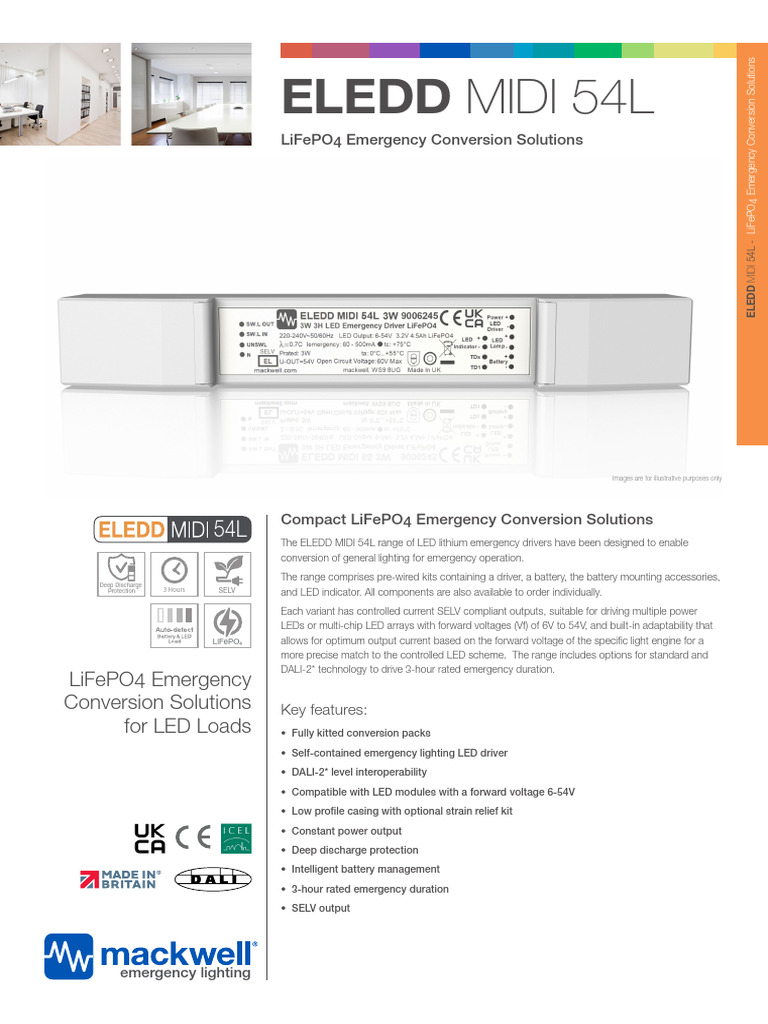 Eledd Midi 54l Datasheet | PDF