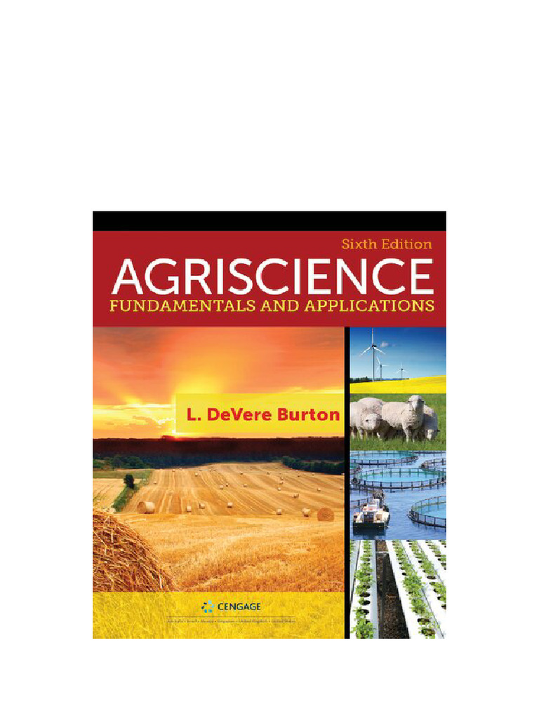 Agriscience: Fundamentals and Applications 6th Edition L. Devere Burton ...