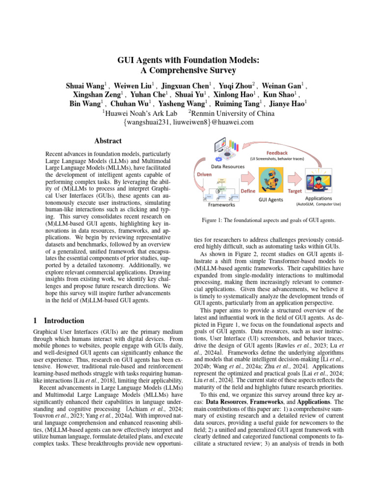 GUI Agents With Foundation Models | PDF | Graphical User Interfaces ...