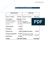 Fondation GoodPlanet - Bilan Financier 2005-2006