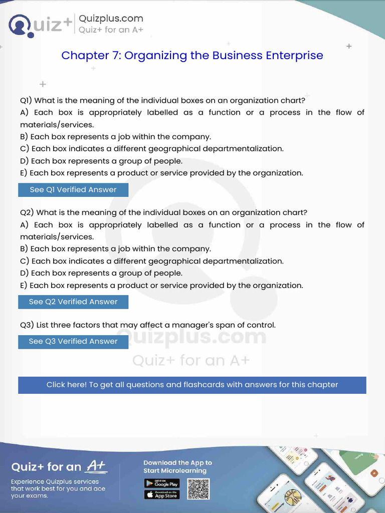 What Is The Meaning of The Individual Boxes On An Organization Chart | PDF