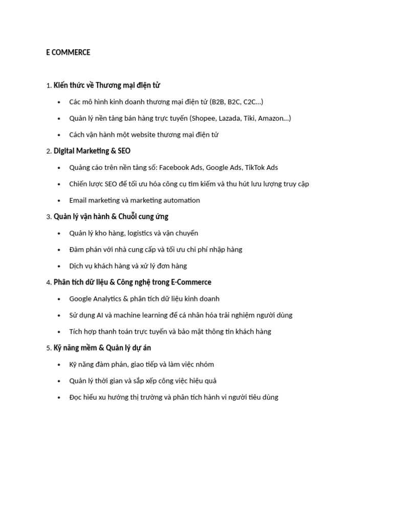 E Commerce | PDF