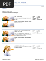 Cervical Radiculopathy Exercise Guide | PDF | Anatomical Terms Of ...