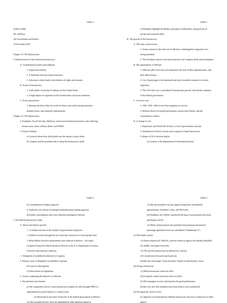 Chapter 7 and 8 Outline | PDF