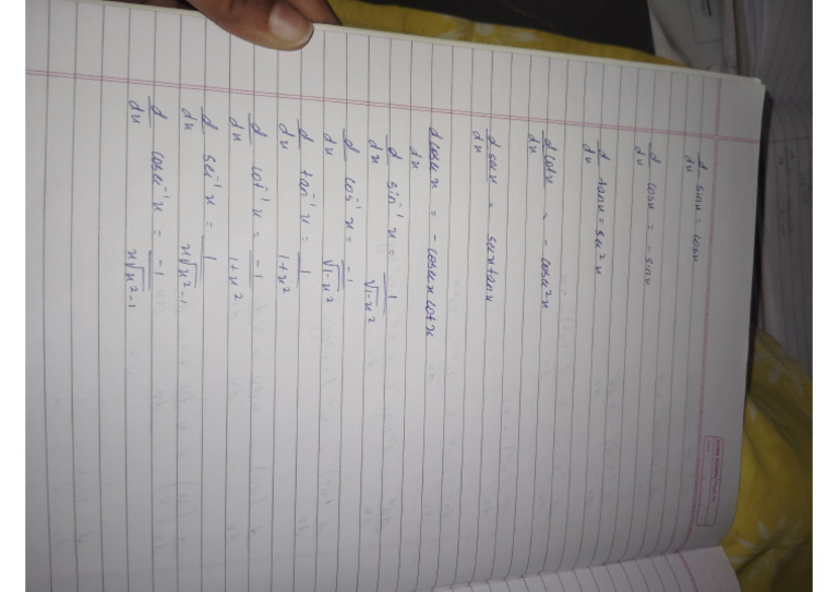 Formula Limita and Derivatives | PDF