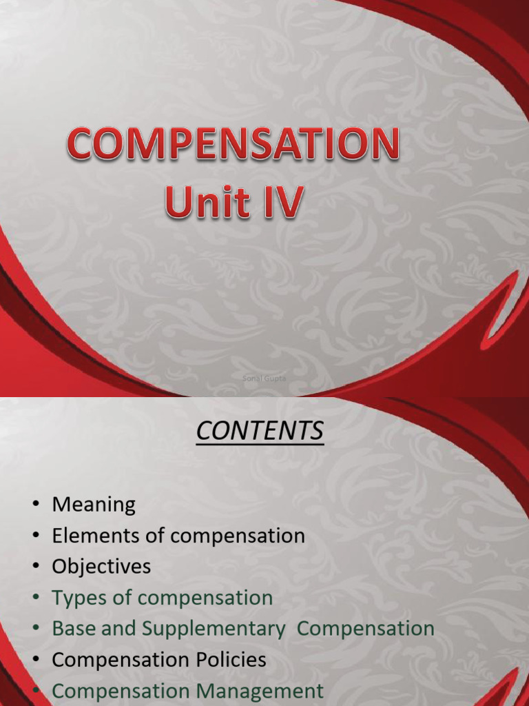 (4.4) Compensation | PDF
